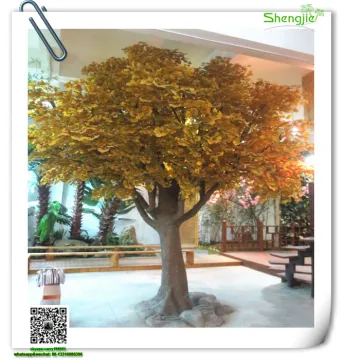 SJYXS-03 make artificial trees decorative artificial autumn tree large outdoor bonsai trees