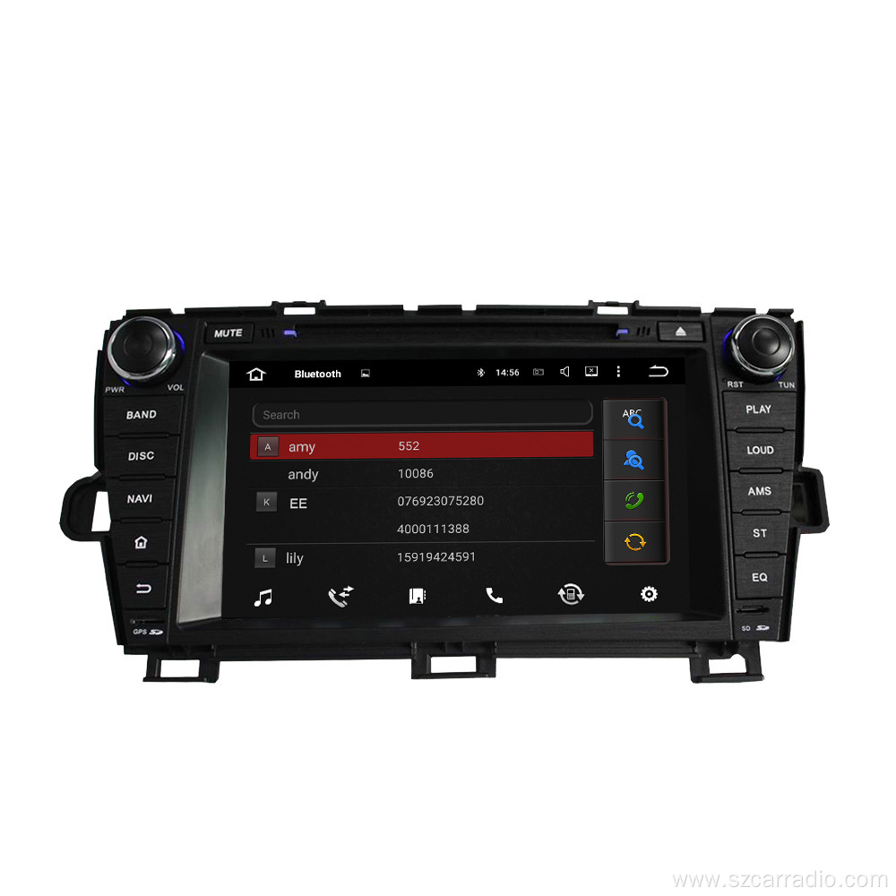 Auto multimedia player for Prius 2013 LHD