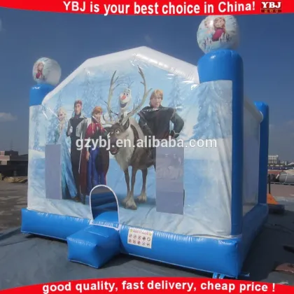 GuangZhou inflatable frozen boucner,frozen moon bounce,frozen bounce house
