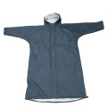 long sleeves waterproof robe with fleece lining