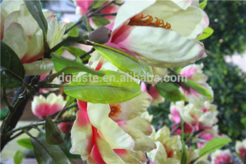 Home and garden indoor shop decoration synthetic cheap make artificial Magnolia denudata shaped Bonsai Tree E10 22o03