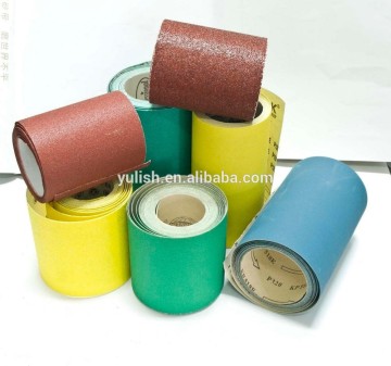 best seller colored abrasive sand paper roll manufacturer in China