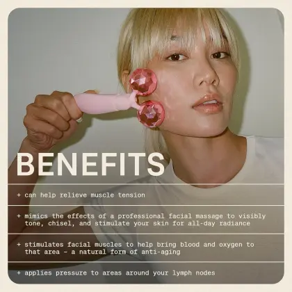 Pink Balls Face Roller