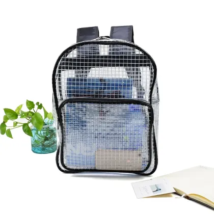 Muti-Function Anti-Static Clear Grid Backpack for Clean Room