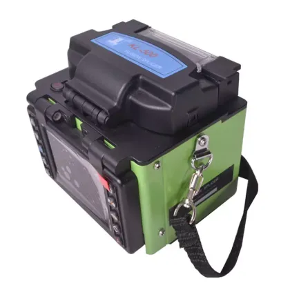 Jilong KL-500E Mini Fiber Fusion Splicer with Detachable SOC Clamps