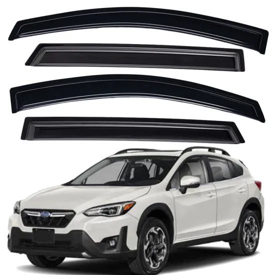 4PCS Acrylic Rain Guard Door Window Visor for Subaru CrossTrek 2018-2023