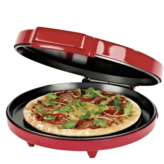 electric 1200w muti-fuction portable pizza maker and mobile electric pizza making machine pizza pan