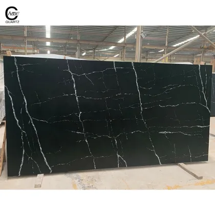 Quartz Stone Bench Tops and Kitchen Island Countertops Manufacturing