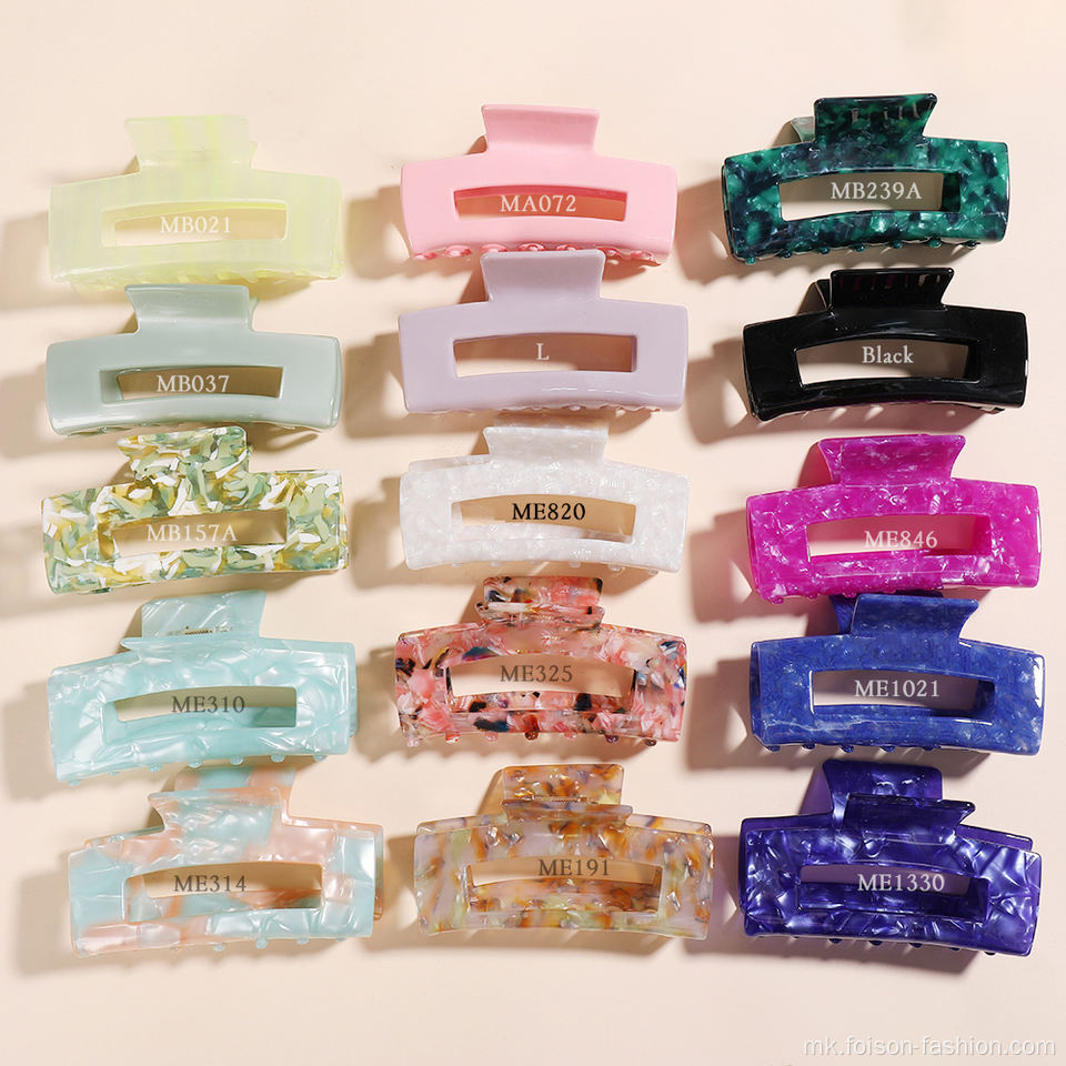 Ins Claw Clips Додатоци за коса Едноставни елегантни