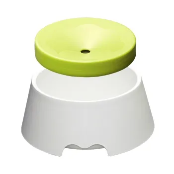 2in1 Anti Spill  Dust Pet Slowing Bowl