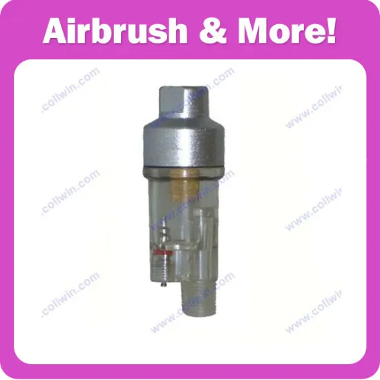 Airbrush Mini Filter connected directly to the Airbrush-gun to ensure the supply of dry, clean air
