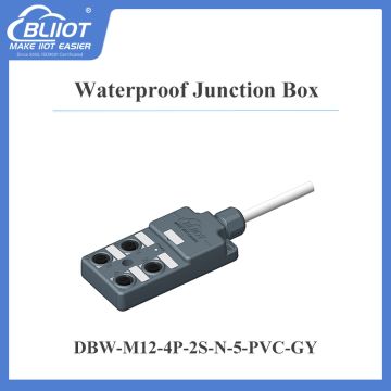 Prefabricated Cable 2/5m PNP IP69K Sensor Junction Box with 8Port /4Port Options for Packaging Equipment