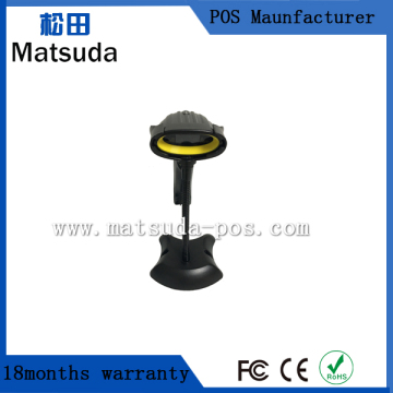 2D Laser barcode scanner/reader with stand for restaurant,supermarket