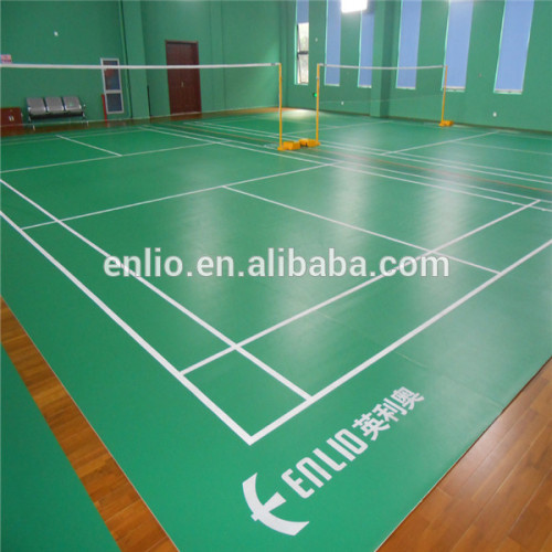 Piso esportivo de piso esportivo de badminton de pvc