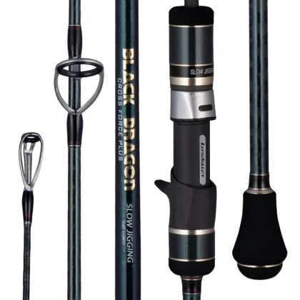Lurekiller 1.9m Toray Carbon Cloth Saltwater Slow Jigging Boat Fishing Rod