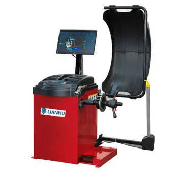 LCD Wheel Balancer with Laser and Automatic Stop