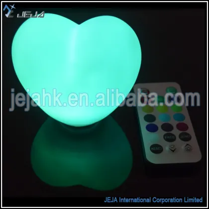Floating Waterproof RGB Remote Controlled Heart Light Night Light