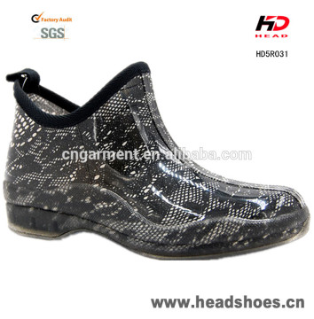 2016 Jieyang pattern PVC rain boot water shoes wholesale
