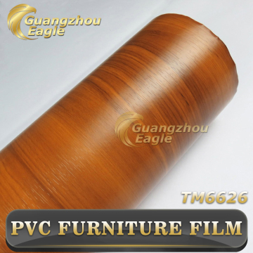 2015 New Design Self Adhesive Door Kitchen Laminated Furniture Printed PVC Sheet Membrane Embossed Wood Grain Film Rolls
