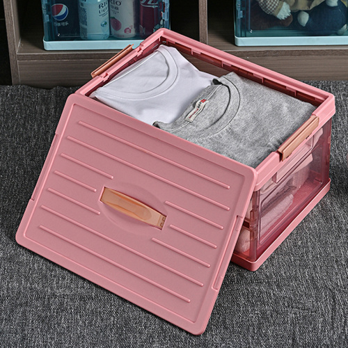 Portable Folding Stackable Storage Box with Lids