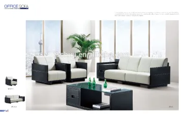 modern leather sofa office reception sofo