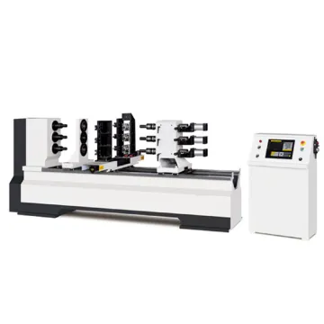 Automatic wood turning wood lathe cnc H-T150D-TM
