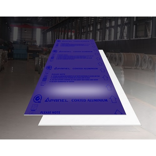 Placa de lámina de aluminio morado suave de alto brillo de 1,6 mm