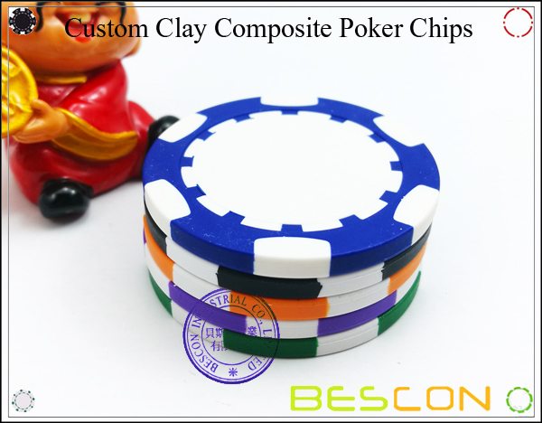 Bescon New Style Clay Chip with Custom Sticker-11