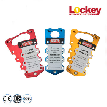 Write-On Labeled Aluminum Group Safety Lockout Hasp