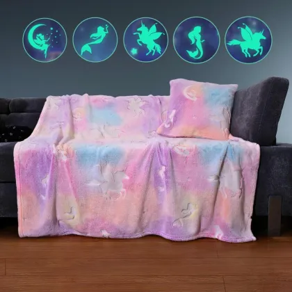 Glow in the Dark Flannel Blanket