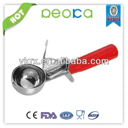 s/s18/8 ice cream disher scoop portioner color handle/hot chocolate ice cream spoon/