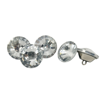 Custom Sofa Chair Buckle with Colored Crystal Rhinestone Buttons for Furniture Decoration