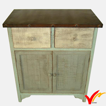 Shabby Chic Wood Cabinet