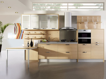 Melamine Kitchen Cabinet Wood Grain