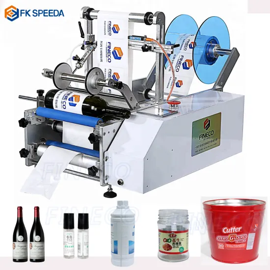 Affordable High-Accuracy Semi-Automatic Labeling Machine for Round Bottles
