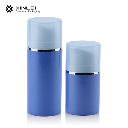 Botella de contenedor cosmética de 50 ml de PP azul