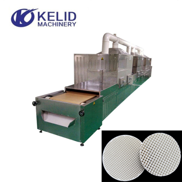 Mesin pengeringan microwave filter keramik sarang lebah