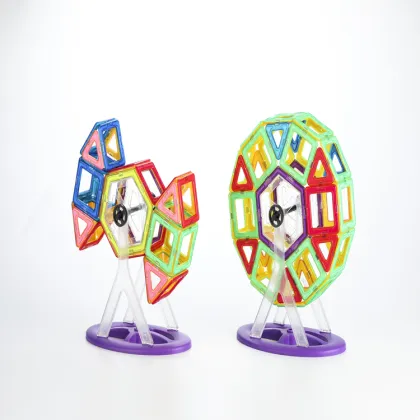 Wholesale DreamBuilder Toy Magnetic Tiles: 120 PCS Creative Magnetic Building Blocks Set - Popular Choice for Mag Wisdom Toys