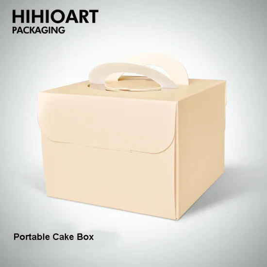 Champagne Portable Cake Box