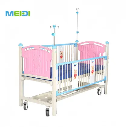 Manual Medical Baby Bed 2 Cranks Baby Crib