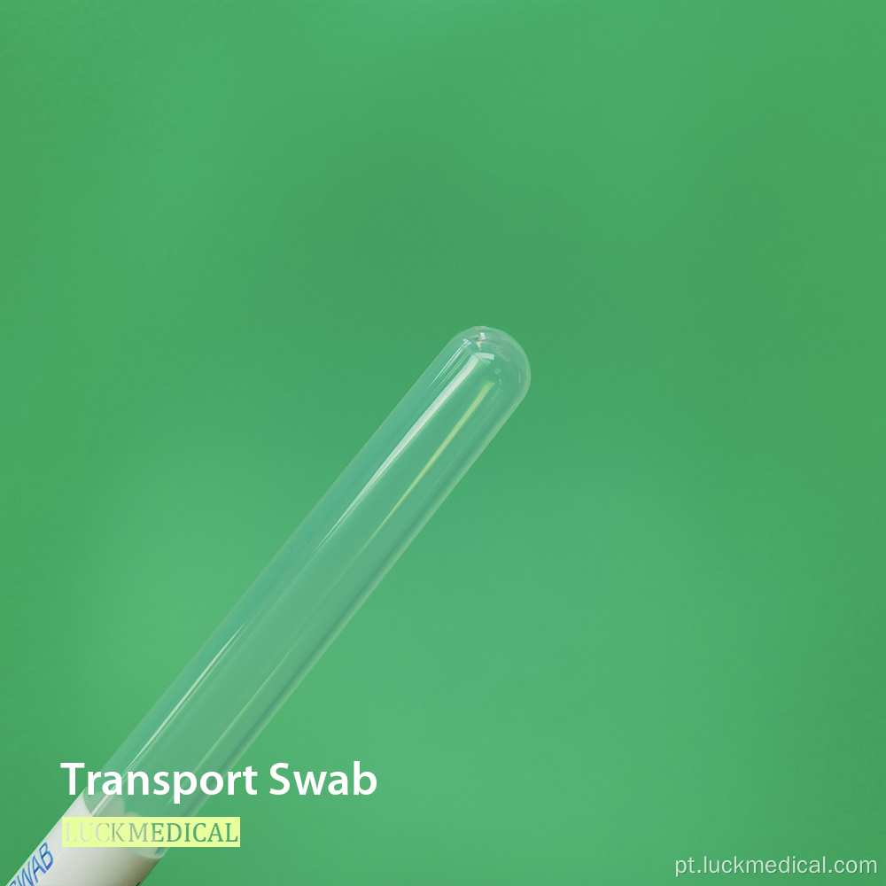 PS Swab de transporte de amostragem de plástico com tubo FDA