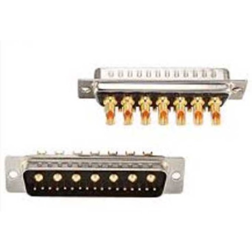 24W7 soldeer rechte Power D-Sub-connector mannelijk