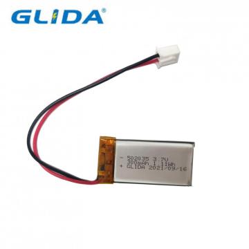rechargeable high quality polymer battery 502030 300mah 3.7V