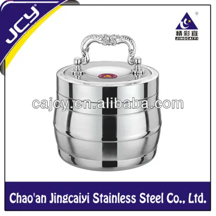 Stainelss Steel Tableware Lunch Flask Portable Pot