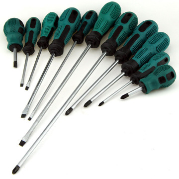 Hot Sale Comfortable Rubber TPR Handle Multi-Purpose Magnetic Phillips/Slotted Screwdriver for Home Use
