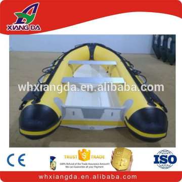 Inflatable rigid fiberglass small boat