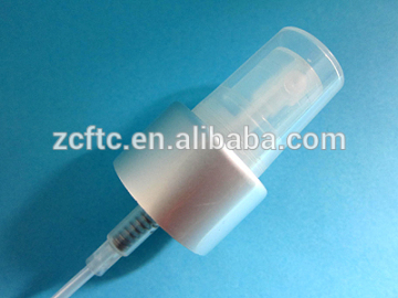 Matte silver fine mist dispenser sprayer,cosmetic dispenser spayer 24mm