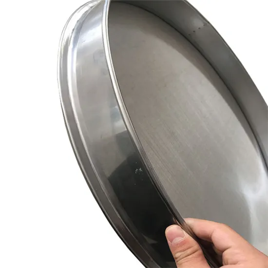 304 Stainless Steel Filter Wire Mesh Test Sieve for Soil Filtration Analysis