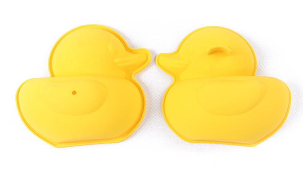 Three-dimensional Rhubarb Duck Silicone Mousse Cake Mold (11)