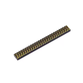 Encabezado femenino de 2.0 mm Tres filas rectas